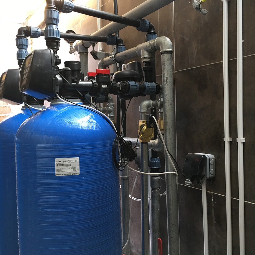 commercial water softener system